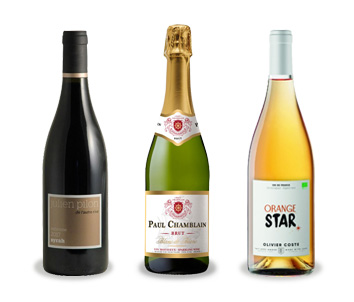 <span class="wine_name">フランスセット</span><br><span class="wine_kinds">[ポール・シャンブランブリュットブラン・ド・ブラン、ロートル・リヴ、オレンジ・スター]</span>